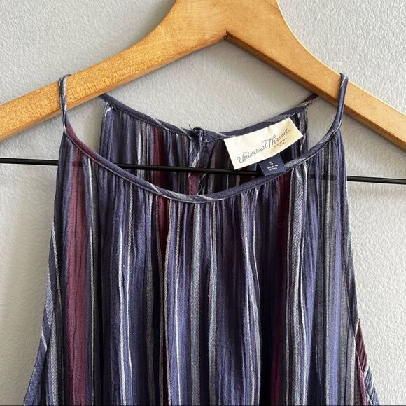 Universal Thread Women Striped Sleeveless Maxi Size Small Navy Blue - Picture 8 of 9